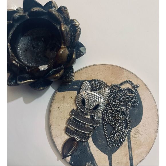 SUPER CUTE BOHO TRIBAL FOX NECKLACE - Picture 2 of 7